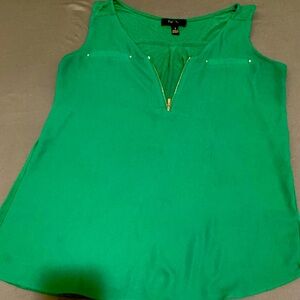 BCX Mint Green S Front Zip